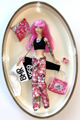 BARBIE TOKIDOKI Tatoo Manga ''Sanrio'' Black Label & PONYTAIL ASIEN KIMONO MATTEL