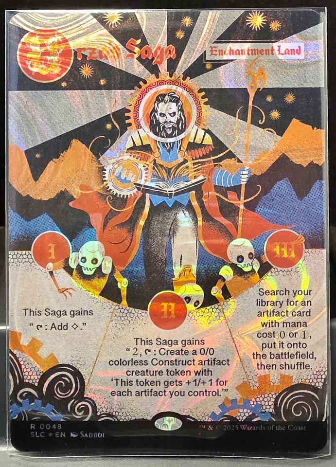 Urza's Saga Halo Foil NM SLC Secret Lair Countdown Kit Encyclopedia MTG - Image 3 of 4