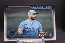 Tanner Scott #US237 2024 Topps Update Golden Mirror SP Miami Marlins