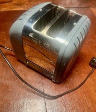 Dualit Lite Mechanical Toaster 2 Slice Polished Chrome Stainless Steel Working