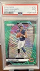 Panini 2024 Prizm Rookies Caleb Williams #301 Green Wave Prizm RC PSA 9 Bears