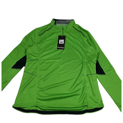 James & Nicholson Mens Size XXL Green Long Sleeve Training Cycling Top