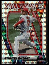 2021 Panini Mosaic #WTW8 Shohei Ohtani Will to Win Mosaic Prizm