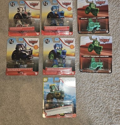 Disney Pixar Cars 7x Racing Traktor / Racing Tractor, Mattel, Rev-N-Go, Easy Idl