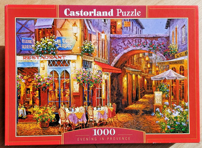 Castorland Puzzle 1000 Teile komplett, Evening in Provence, Abend, C-104123-2