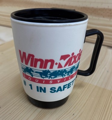Vintage Winn-Dixie Louisville #1 In Safety Advertising Travel Mug Cup & Memo