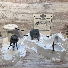 Vintage Kenner Star Wars Turret Probot & Imperial Attack Base PlaySets Complete