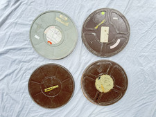 4 - 16mm Film Reel Cans 1200 ft 12.5" inch diameter