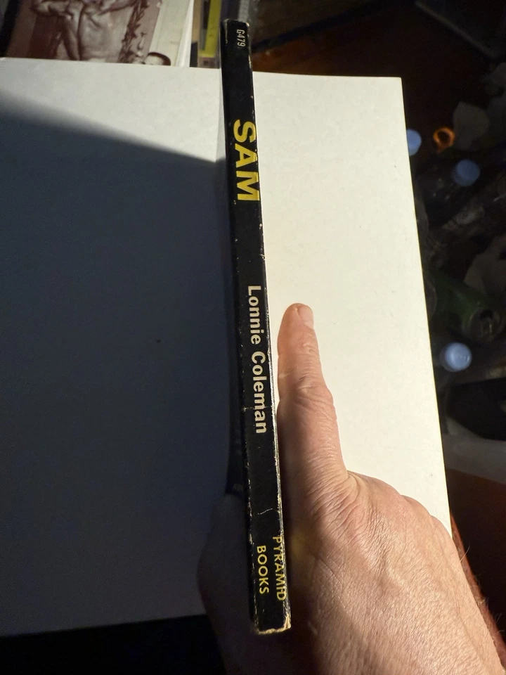 SAM 1960 LONNIE COLEMAN FIRST PRINT VINTAGE PYRAMID PULP NOVEL GAY INTEREST RARE - Image 2 of 3