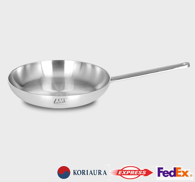 AMT Pro 316Ti Titanium 5-Ply Flat Pan Skillet 28cm 11'' Induction Cookware