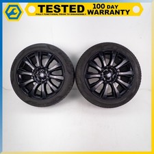 13-22 RANGE ROVER L405 STYLE D 9.5 X R21 21" WHEELS RIM TIRE SET BLACK OEM