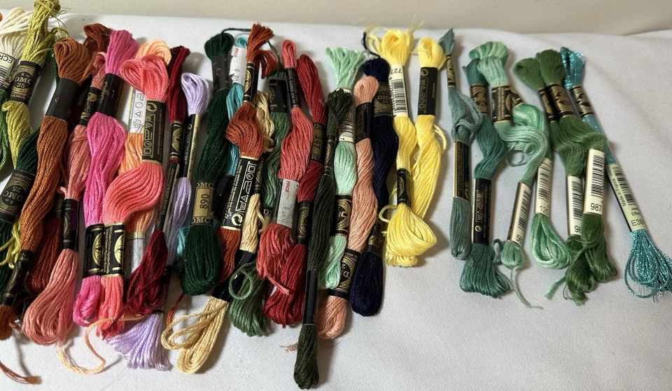 Lot Of 40 DMC Cotton Embroidery Floss Thread- Several Colors - Image 3 of 3