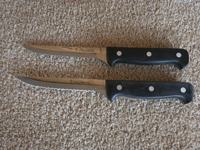 TWO (2) J.A. Henckels International EverSharp Pro 5.5'' Boning/Utility Knives