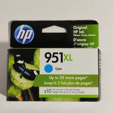 New Genuine HP 951 XL Cyan Ink Cartridge OfficeJet Pro Expired 06/2021