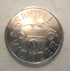 Vintage "1969"  Volkswagen  advertising Coin/ Dated !!