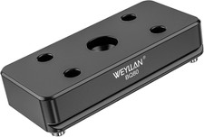 WEYLLAN Saddle Conversion ARCA Mount for Bog DeathGrip Tripod Saddle to Arca Swi