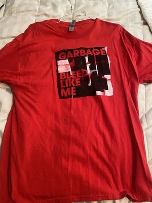 Garbage Band Bleed Like Me Red T SHIRT XL Authentic Shirley Manson