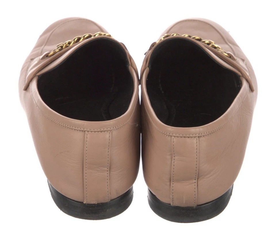 Mocasines de cuero Tom Ford con detalles de eslabones de cadena para mujer EE. UU. 8,5 Foto 2 de 4