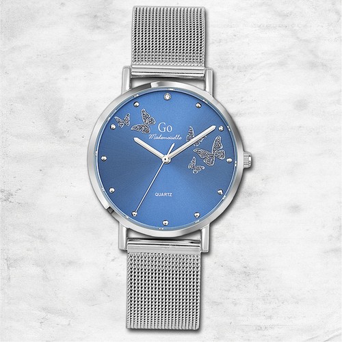 TONSHEN Orologio Donna Fashion Schietto Piazza Acciaio Inossidabile Analogico Quarzo Orologi da Polso (Argento