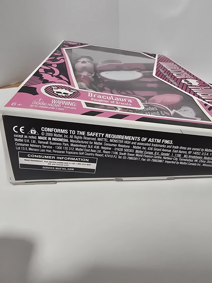 Monster High Draculaura Edición Mattel 2009 Hija de Drácula Foto 3 de 4