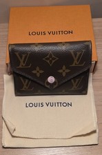 Louis Vuitton Rose Ballerine Portefeuille Victorine Wallet Monogram Canvas