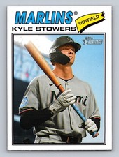 2026 Topps Heritage Kyle Stowers Short Print Base Card #395 MLB Miami Marlins