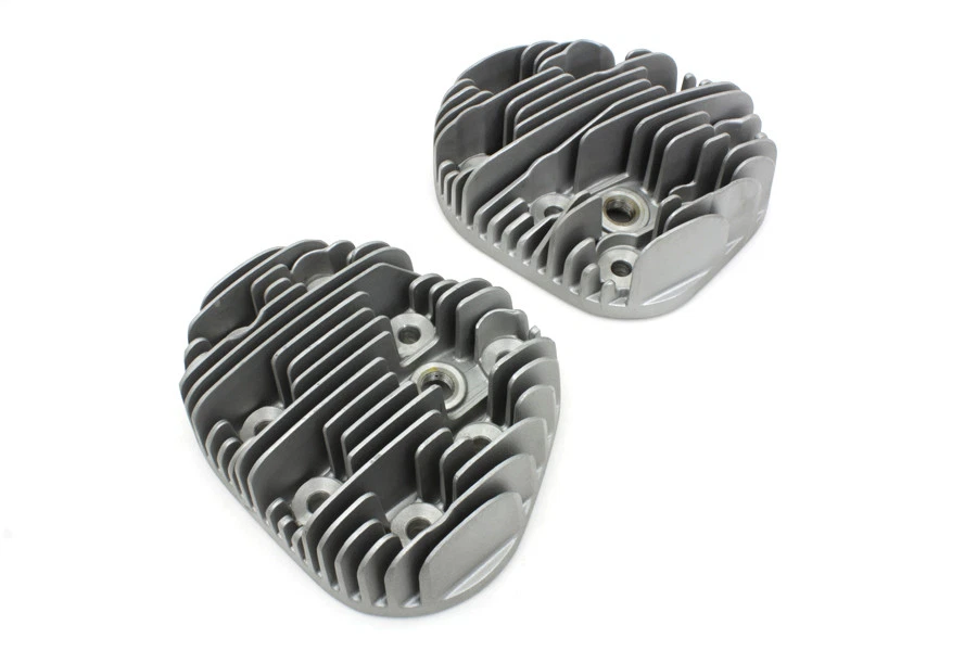 Juego de cabezales de alta compresión de aluminio 6:1 para Harley Davidson Foto 3 de 4