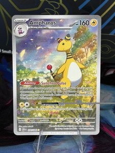 ampharos pokemon card worth Colorless Artist Ampharos - 1/115 - Holographic