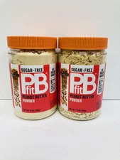 PBfit Peanut Butter Powder Sugar Free 13 Oz X 2 EXP 1/26