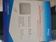  Bordered Gauze Dressing - Wound Dressing - Latex Free. 18 Envelopes 