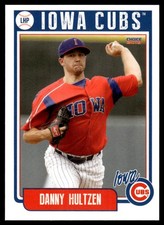 2019 Danny Hultzen Choice Minor league Rookie Card Iowa Cubs. rookie card picture