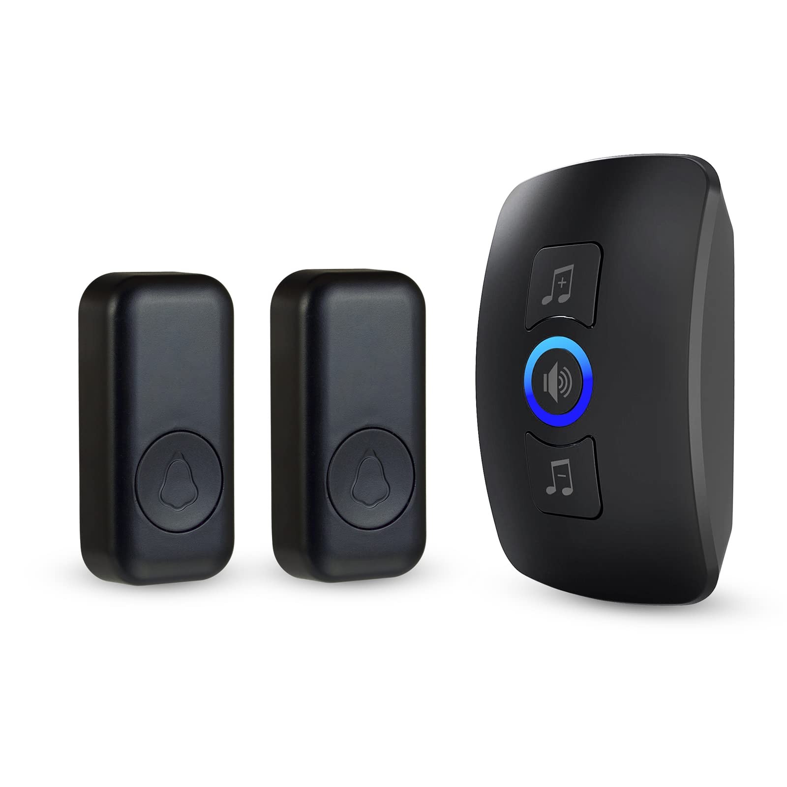 Wireless Waterproof Doorbell Kit with 1000ft Range and 2 Receivers