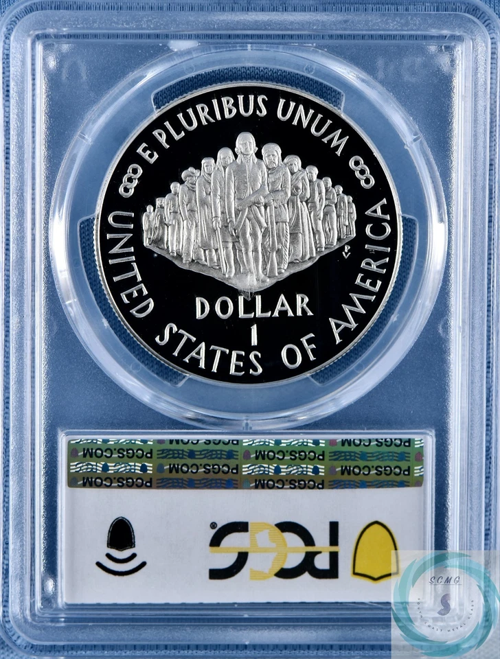 1987-S Proof Constitution Bicentennial Commemorative Silver Dollar PCGS PR70DCAM - Image 2 of 4