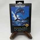 Vintage Ecco The Dolphin Sega Genesis Game Case & Cart NTSC Action Adventure