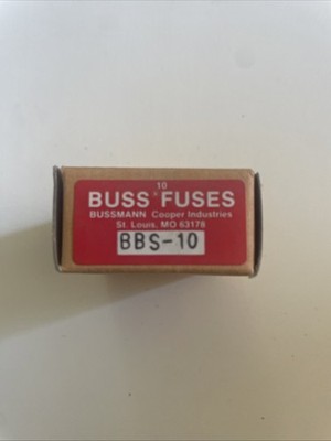 (10) Bussmann BBS-10 Fuses New and original 