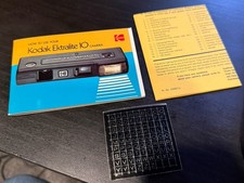 Kodak Ektraliite10 Camera Instructions User Manuel Booklet in English