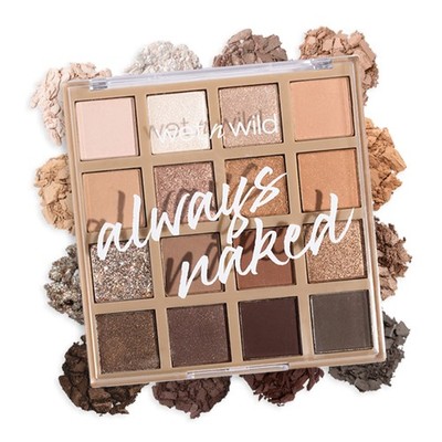 Wet N Wild Always Naked Palette, Nude Neutral Eye Makeup, Blendable, Warm and