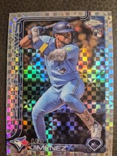Topps Chrome Leo Jimenez  X-Factor Refractor Rookie Card #276