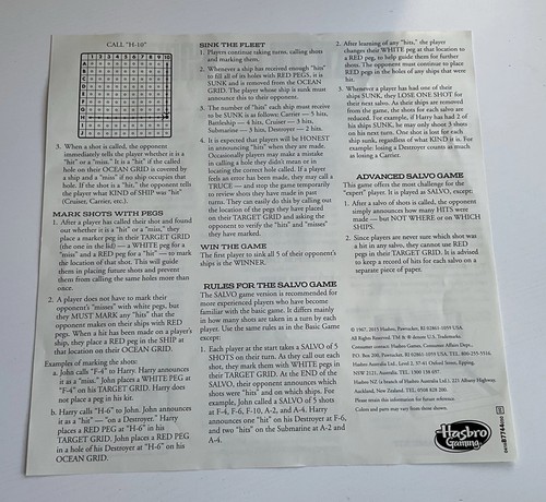 Hasbro Retro Series Battleship Edizione 1967 Gioco Completo - Foto 10 di 21