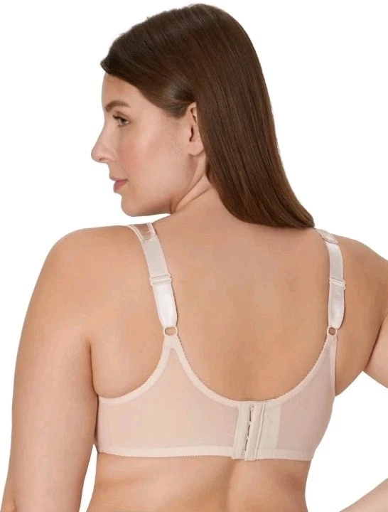 Bali Minimizer Bra-Women's-Satin Tracings Underwire Satin Non Padded Full DF3562 - Image 4 of 4