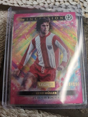 Topps Inception UCC 2024/25 Bayern München Legend Gerd Muller Pink Legacy 6/150