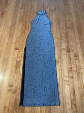 Reformation Ida Dress. S, Glitter Grey. Design Exclusive Unreleased Fabric Style