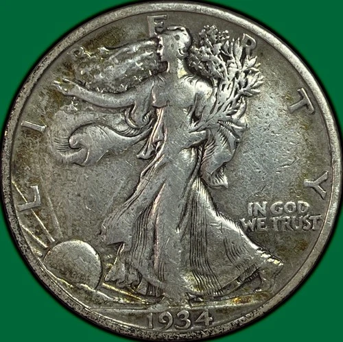 1934-S Walking Liberty Half Dollar Extremely Fine XF Coin #37451