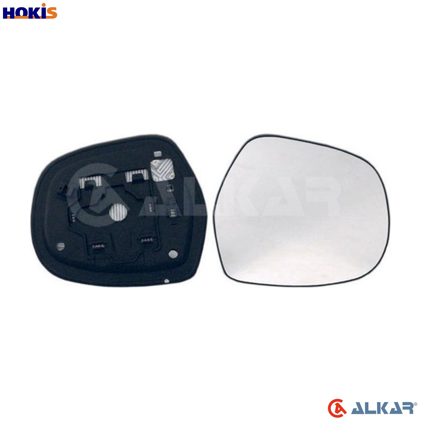 Mirror insert glass Right Heatable 6432043 ALKAR for LAND ROVER DISCOVERY IV - Image 5