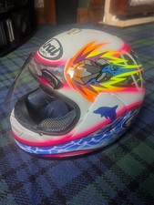 Arai Quantum Rare Katsuaki Fujiwara Replica Motorbike Helmet XL 1996 Japan 