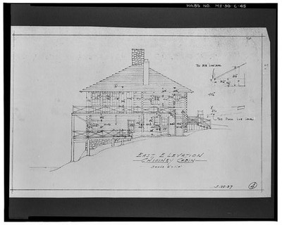 White Deer Lake Camp,Chimney Cabin,Cyrus H. McCormick Experimental Forest,MI,6