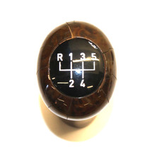 Bmw E30 E34 E46 Manual Transmission Myrte Wood Gear Shifter Shift Knob 5 Speed