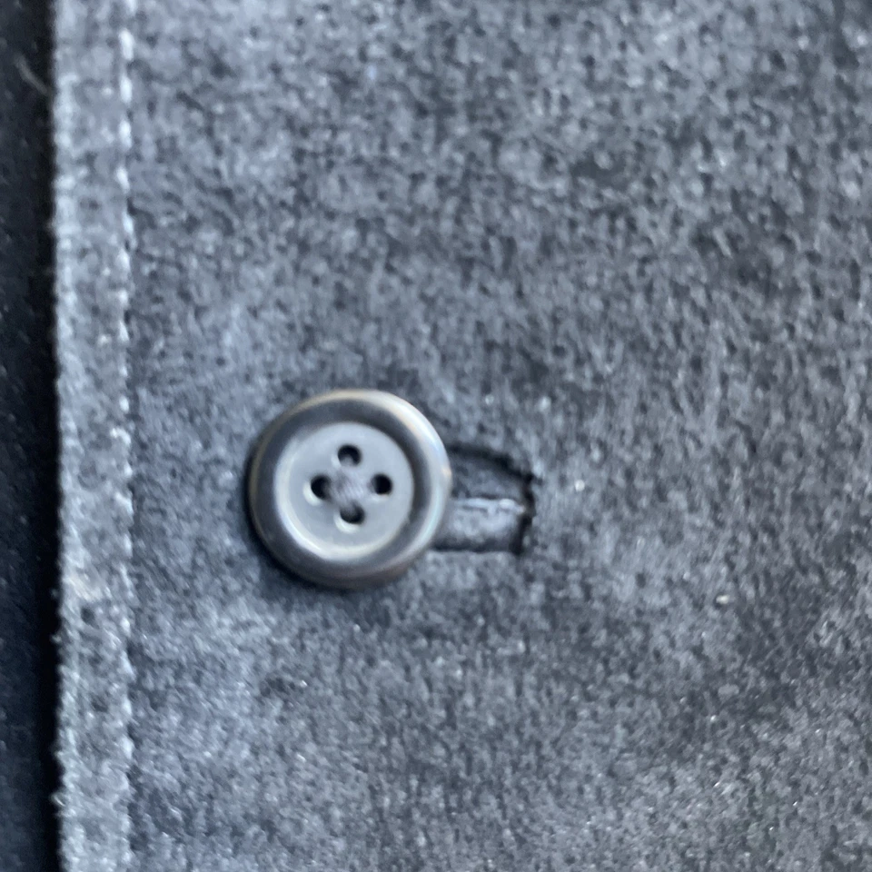 Wrangler 男式 100% 皮革西部牧场牛仔牛仔牛仔牛仔牛仔竞技黑色大号 — 第 4/4 张图片