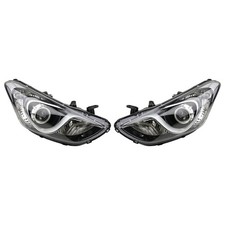 Scheinwerfer Set Halogen Front passend für Hyundai i30 04/15- H7 H7 links rechts