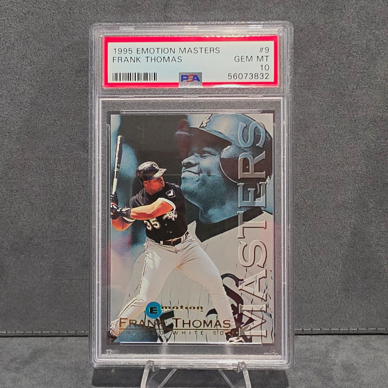 1995 Skybox Emotion Masters Insert Frank Thomas White Sox #9 PSA 10 POP 23!!!